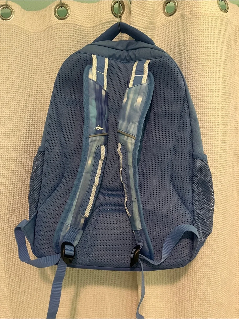 High Sierra Blue Striped Pattern Backpack